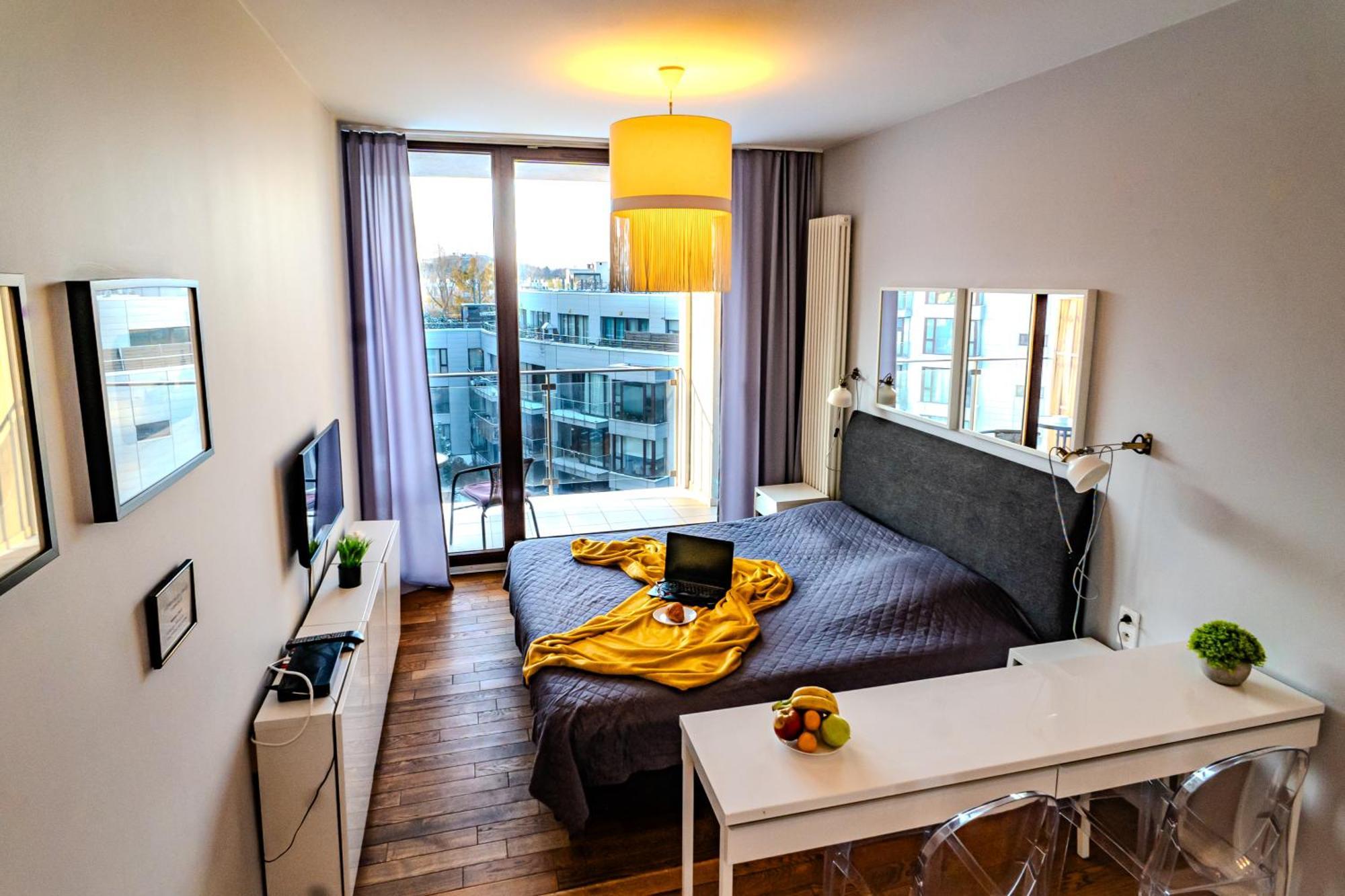 Apartamenty Triton Park Varsó Szoba fotó