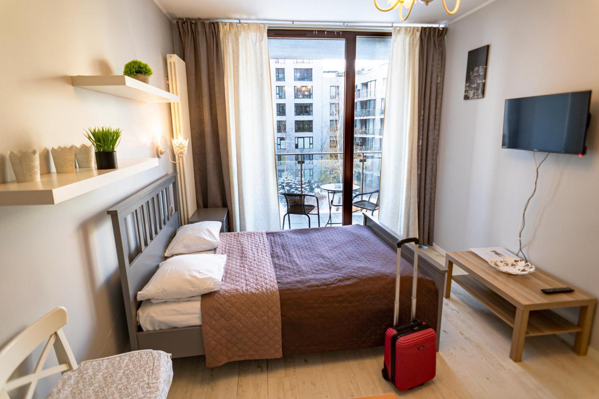 Apartamenty Triton Park Varsó Szoba fotó